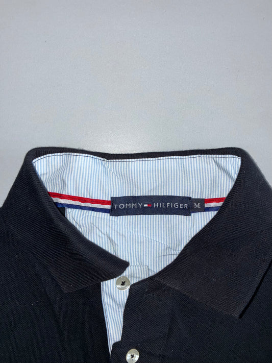 Tommy Hilfiger Long Sleeve Polo T-Shirt – Black (S)