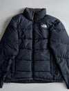 The North Face 550 Puffer Jacket Black Nuptse-Style Down Puffer Jacket (M)