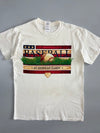 Gildan | “Baseball — An American Classic” Vintage Graphic Tee | Off-White (M)