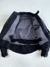 FLM Greyhound Black Grey Textile Moto Jacket / Carbon Fiver Protection (Paded)(M)