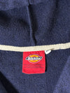 Dickies Navy & Grey Varsity Hoodie Jacket – Button-Up, (L)