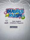 Fruit of the Loom Original "Bubble Rush" Charity Graphic Tee – White (L)