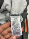 Adidas Essentials Grey & Coral 3-Stripes Fleece Crewneck Sweatshirt (S)