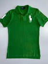 Polo Ralph Lauren Big Pony Polo Shirt #3 Sleeve Patch White Pony Green (M)