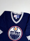 CCM x NHL Edmonton Oilers Navy Hockey Jersey | Youth (M)