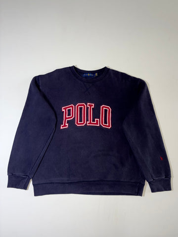 Polo Ralph Lauren Arch Spell-Out Sweatshirt – Navy (XL)