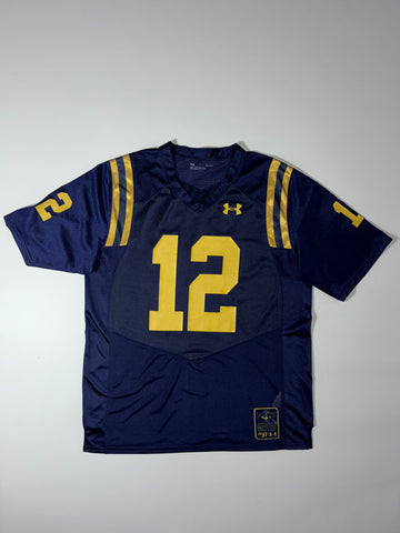 Under Armour | Navy Football Jersey #12 (2XL)