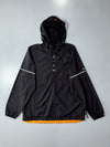 Nike Half-Zip Anorak Windbreaker Black/Gold, (XL)