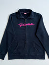 Vintage Puma Pink Script Zip-Up Track Jacket (S)