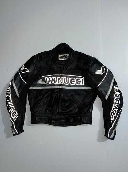 ZVanucci Original Leather Racing jacket (RARE) (PADDED) (S)