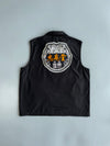 GAS Black Utility Vest with Gold Embroidery (M/L)