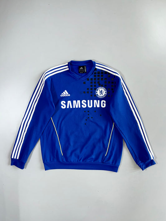 Vintage Chelsea FC Adidas Samsung Training Sweatshirt (M)