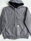 Carhartt Carbon Grey Thermal-Lined Full-Zip Hoodie (XL)