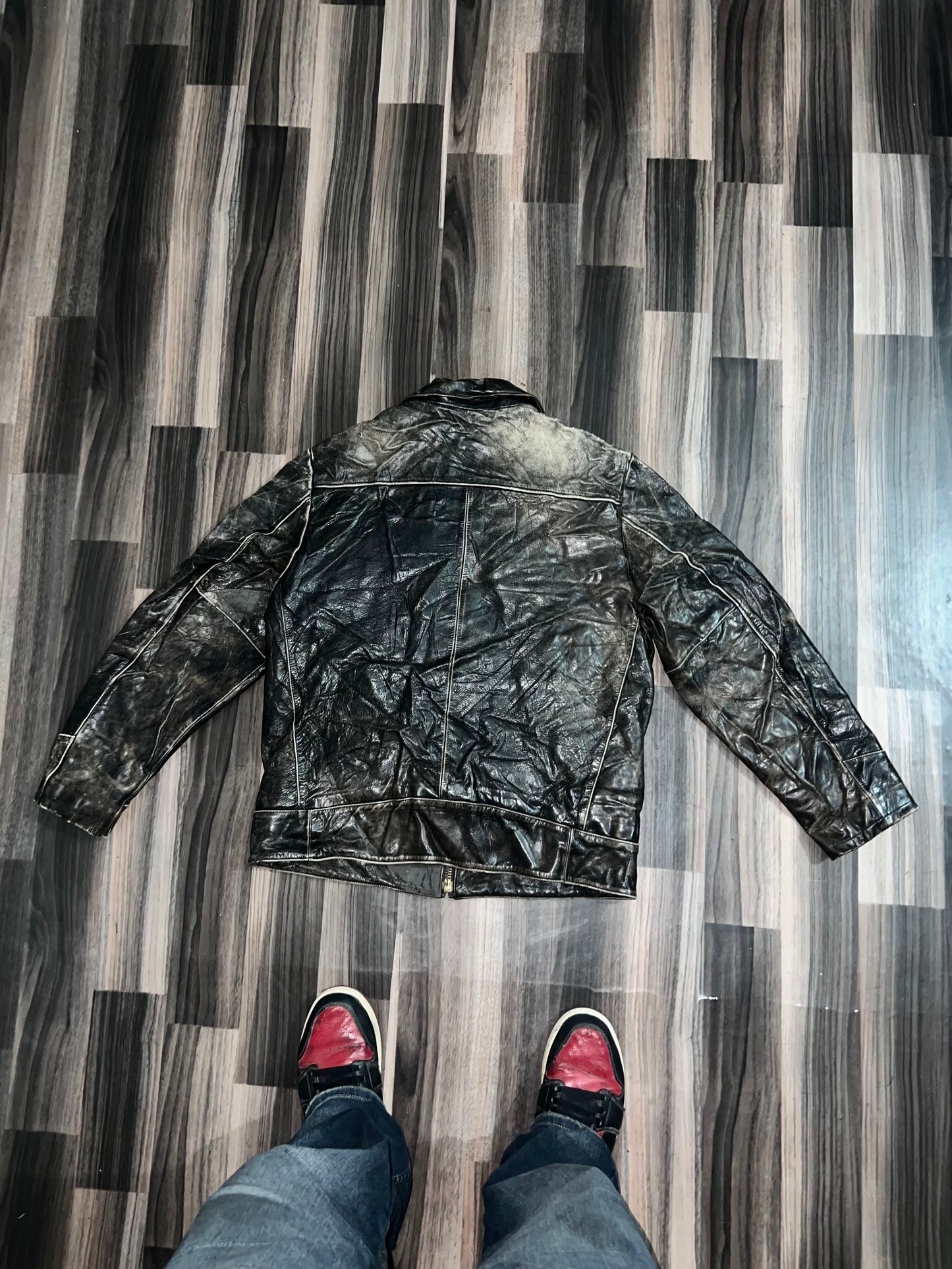 ZGAP ORIGINAL Leather Jacket (RARE) (L/XL)
