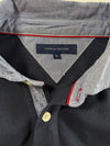 Tommy Hilfiger Polo with Chambray Collar – Black (2XL)
