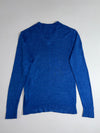 Hollister Knit V-Neck Sweater – Heather Royal Blue (M)
