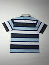 Lacoste Made in France Vintage Striped Pocket Polo Shirt – Blue/Grey (XL)