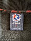 G-Unit Black & Grey Chenille Spellout Varsity Jacket (XL)