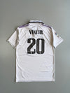Adidas Real Madrid 2022/23 Home Jersey Vini Jr #20 La Liga HeatRdy Emirates (S)