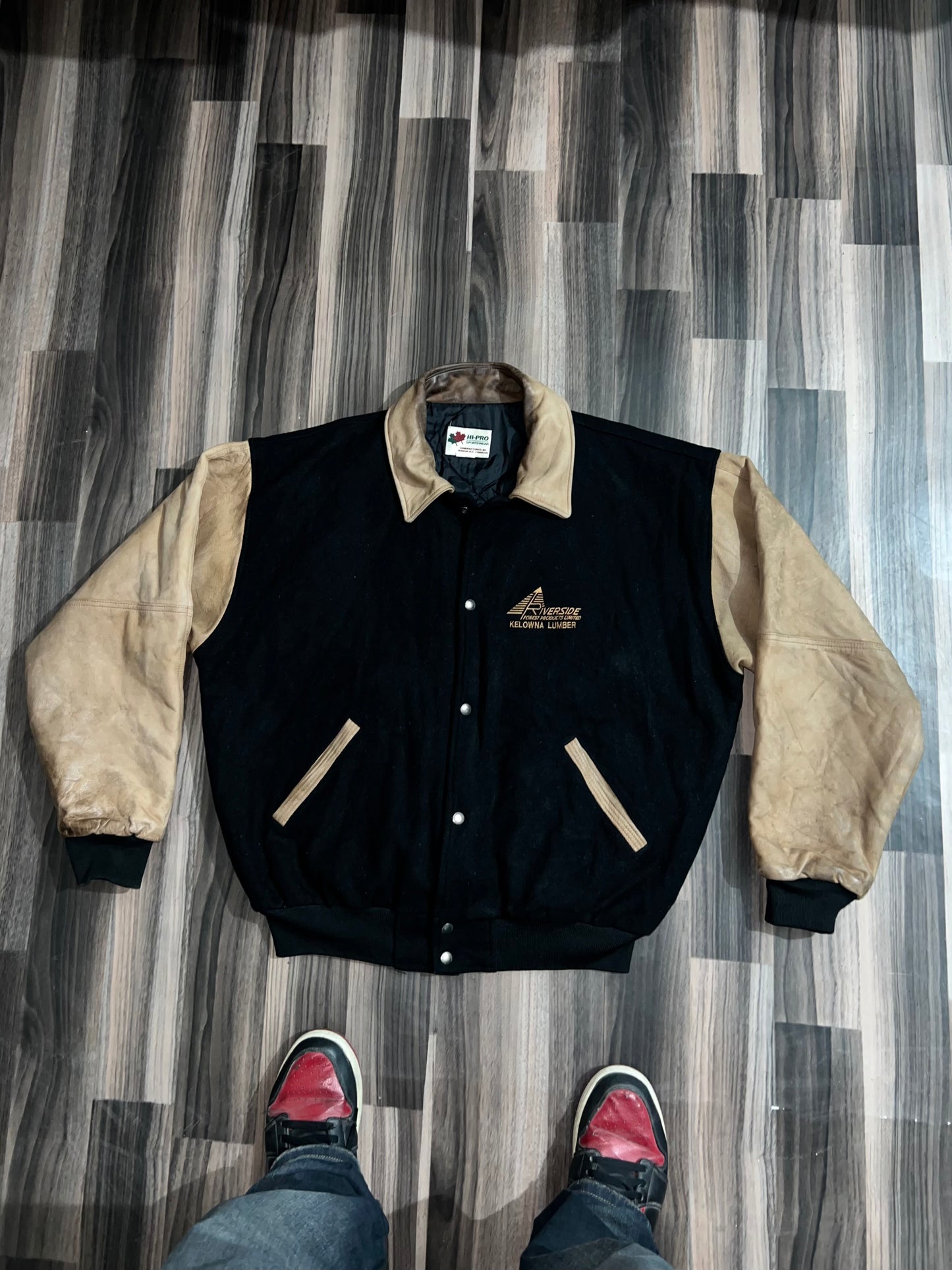 ZUltra Premium Leather Sleeve Varsity Jacket (XL/2Xl)