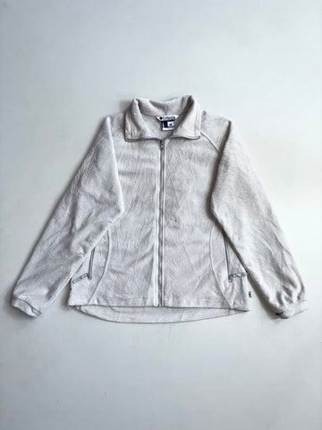 Vintage Columbia Cream Fleece Zip-Up Jacket women’s (L)