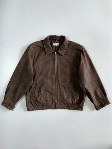 Savile Row Premium Original Leather Jacket (2XL)