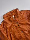 JCG Collection Leather Jacket  Cognac Brown Women's (XL)
