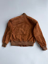 Brandon Thomas Checkered Suede Bomber Jacket (S)