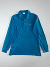 Lacoste Vintage Teal Long Sleeve Pique Polo Men’s  (L)