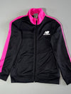 New Balance Black & Pink Panel Track Jacket (S)