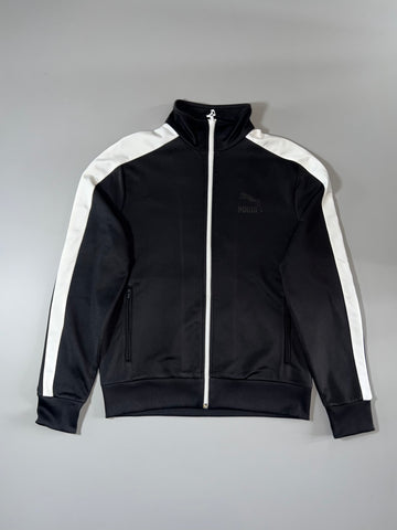 Puma Sport Lifestyle T7 Track Jacket – Black/White (S)