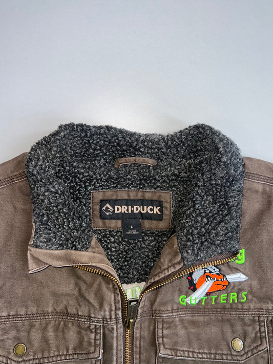 Dri Duck “The Bulldog Gutters” Sherpa Lined Work Vest (Xl)