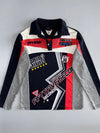 EXR Racing “Fifty Five Seconds” Long Sleeve Motorsport Polo — Navy/Red/Grey (M)