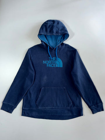 The North Face Faded Navy Logo Hoodie (XL/2Xl)
