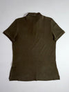 Polo Ralph Lauren Olive Green Custom Fit Polo T-Shirt (L)