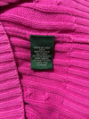 Lauren Ralph Lauren | Pink Cable Knit Full Zip Sweater Women’s  | (S)