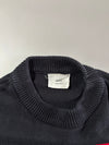 AMI Paris Black Knit Sweater – Red Heart A Logo (2XL)