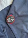 Vintage 90s Adidas Navy & White Chevron Track Jacket – Size (XL)