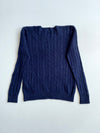 Polo Ralph Lauren Cable Knit Crewneck Sweater – Navy (S)