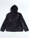 The North Face Black High Pile Fleece Hooded Zip Jacket (L)