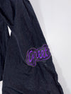 Nike Black & White Big Swoosh Windbreaker Jacket (M)