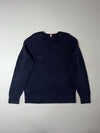 Tommy Hilfiger | Navy TH Monogram Knit Sweater | (L)