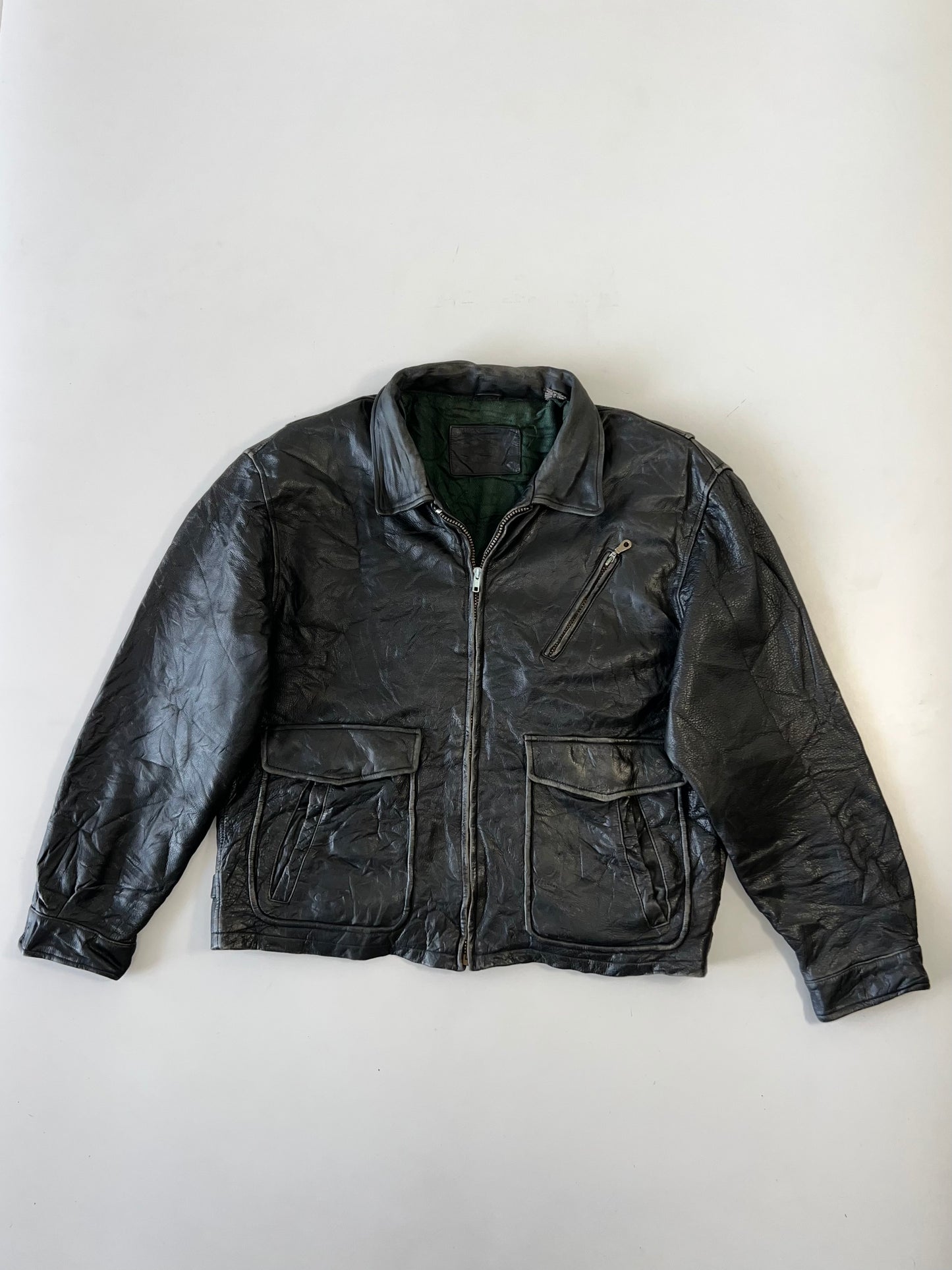 !                                                                                                                                                                                                Ultra Premium Original Leather (PURE) Jacket Heavy (RARE) (XL)