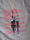 Vintage Le Frog Brown Suede Striped Racer Jacket (2XL)