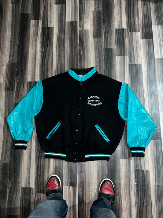 Ztra Premium Rare Leather Varsity Jacket (XL/2XL)