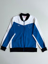 Puma Blue White Colorblock Track Jacket – (L)