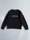 Adidas Black Embroidered Logo Crewneck Sweatshirt (L)