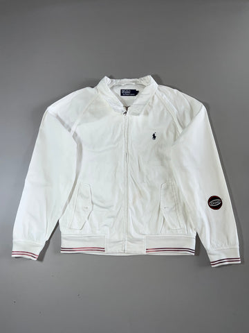 Polo Ralph Lauren White Harrington Bomber Jacket (L)