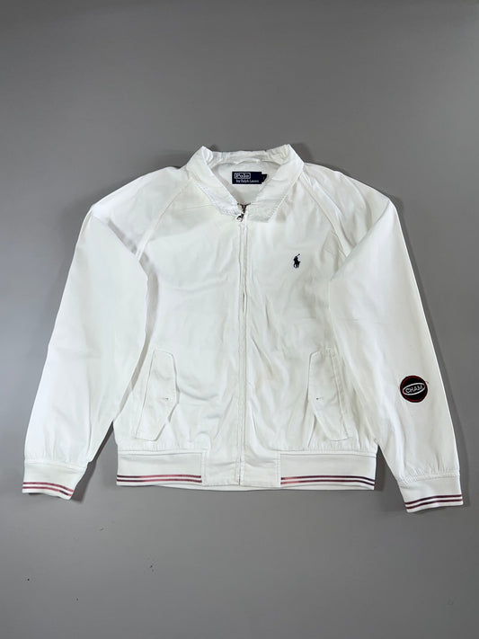 Polo Ralph Lauren White Harrington Bomber Jacket (L)