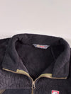 Black Yak Extreme Peak Embossed Patchwork Half-Zip Fleece – Black (S)